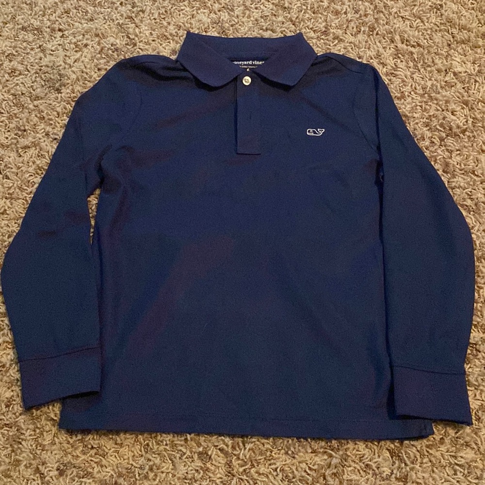 2 long sleeve vineyard vines polo